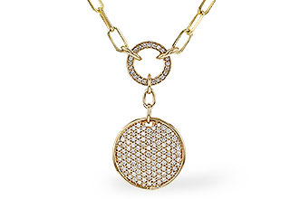 C293-29932: NECKLACE .92 TW (17")