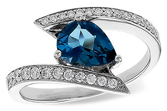 E293-29032: LDS RG 1.04 LONDON BLUE TOPAZ 1.28 TGW (8x6MM)