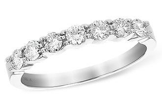 L111-51813: LDS DIA WED RG .50 TW (7 STONES)